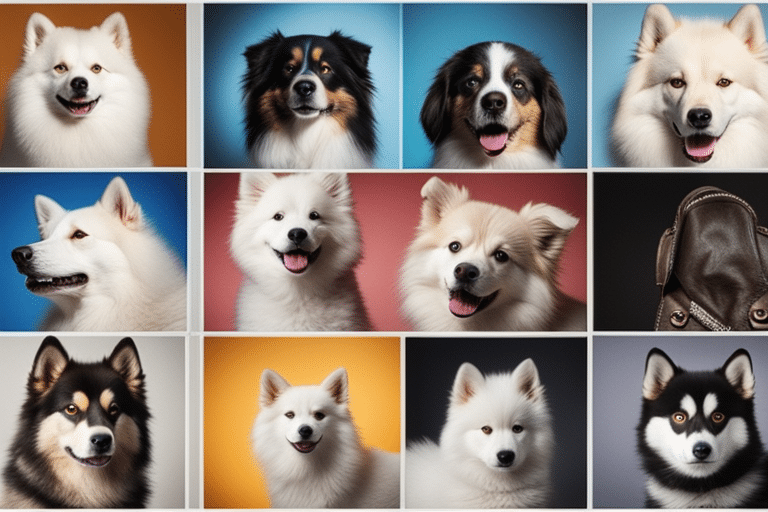 Discover Eskimo Dog Breeds: All You Need to Know 6 Collage of different types of Eskimo dog breeds