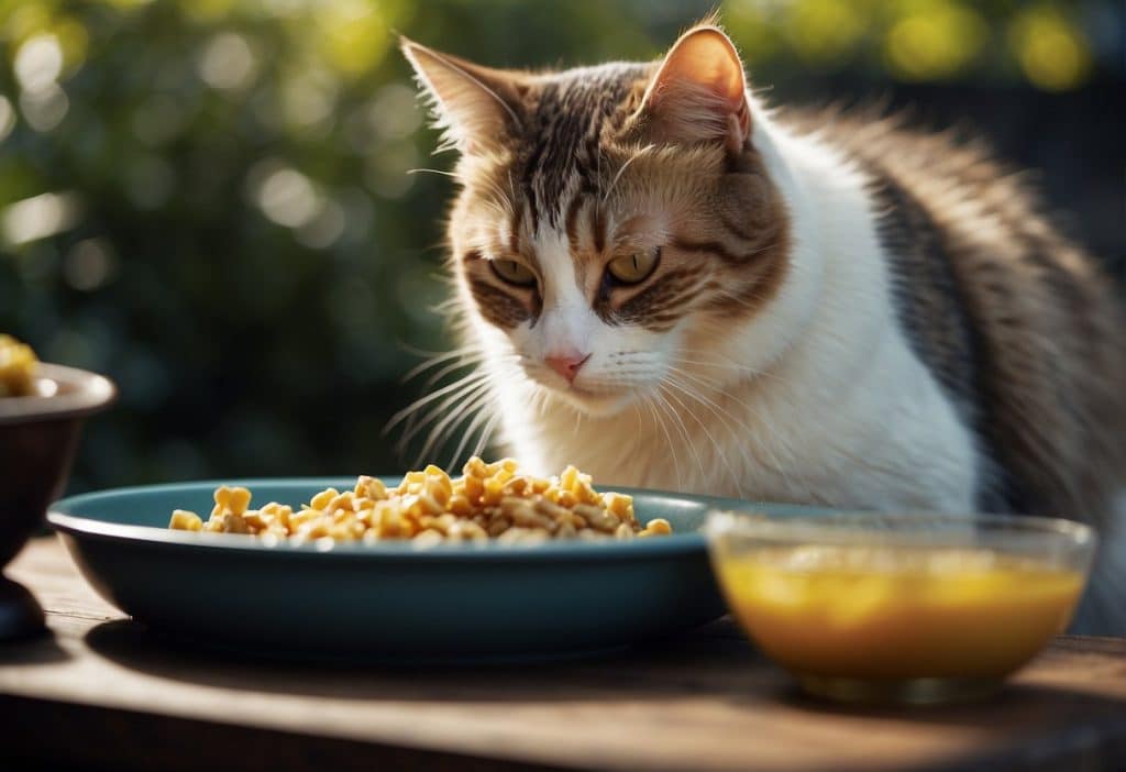 Why Is My Cat Vomiting? What It Could Mean 2 A cat is vomiting after eating food
