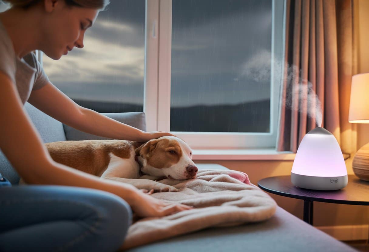 How to Reduce Pet Anxiety from Fireworks and Thunderstorms: Effective Calming Techniques 1 How to reduce pet anxiety from fireworks and thunderstorms