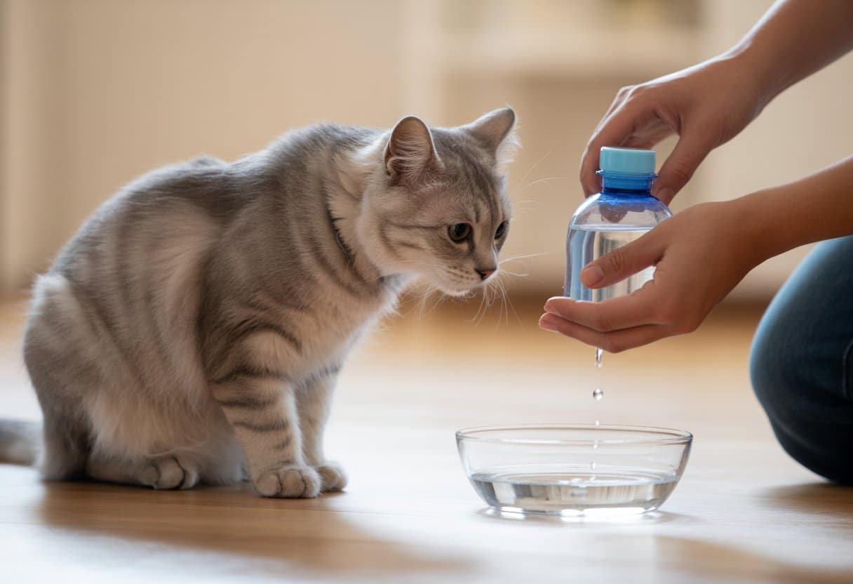 Symptoms of dehydration in cats and how to encourage drinking