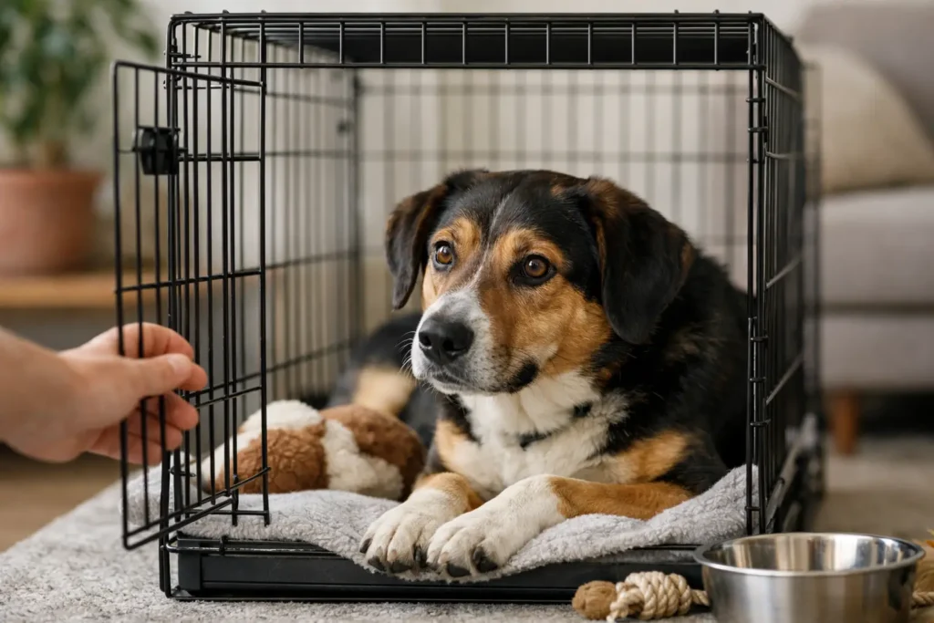 How to Crate Train an Adult Dog: A Gentle Plan 2 How to Crate Train a Rescue Dog