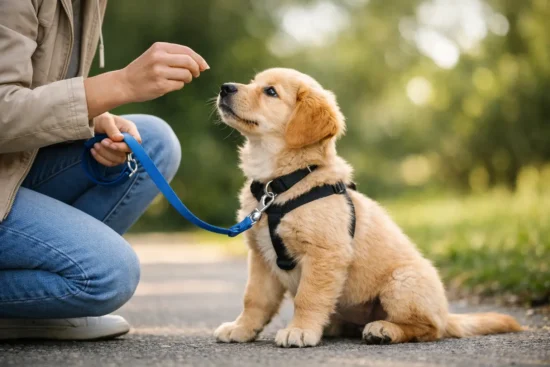 How to Leash Train a Puppy the Right Way