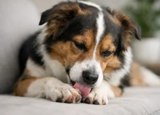 Why Does My Dog Lick Paws?