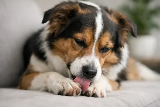 Why Does My Dog Lick Paws?