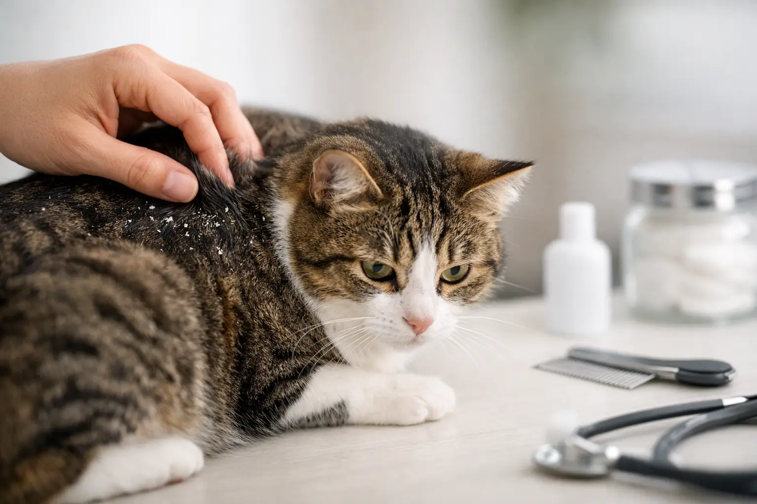 Cat Dandruff Causes and Treatment