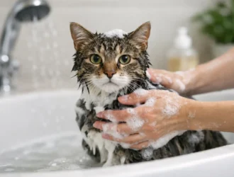 How to Bathe a Cat Without the Stress