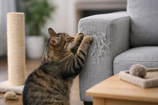 How to Stop Cat Scratching Furniture