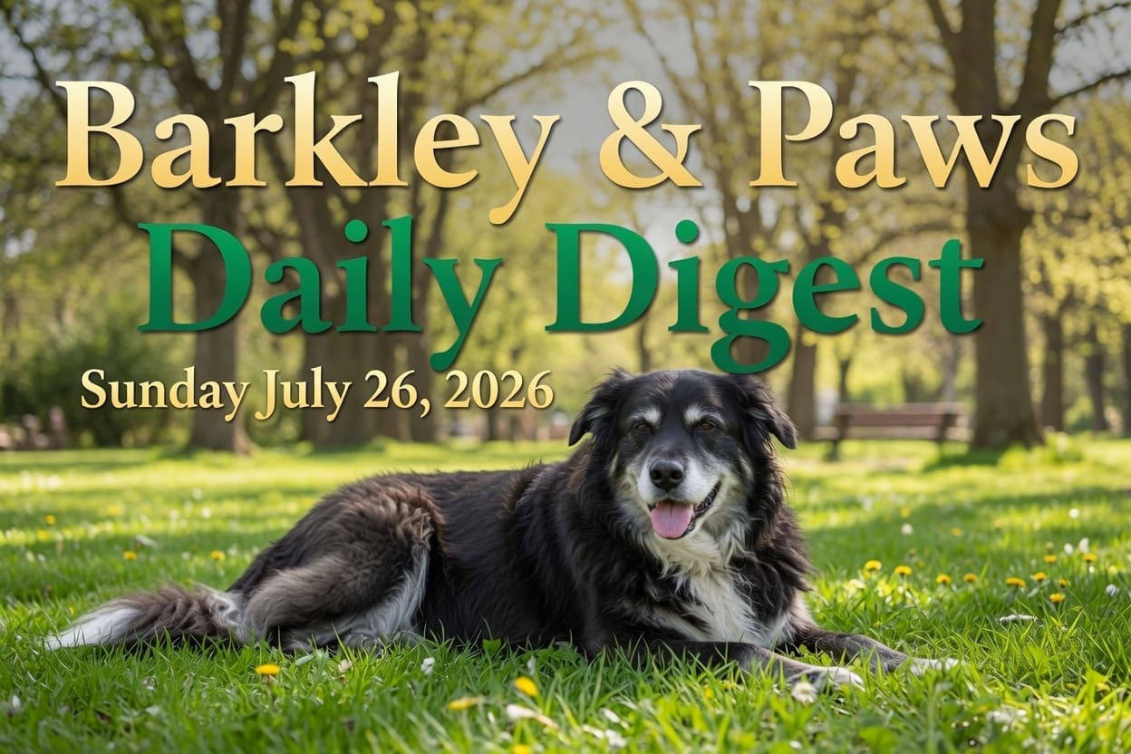 Daily Dog Digest - Sunday July 26, 2026 1 daily dog July 26 2026