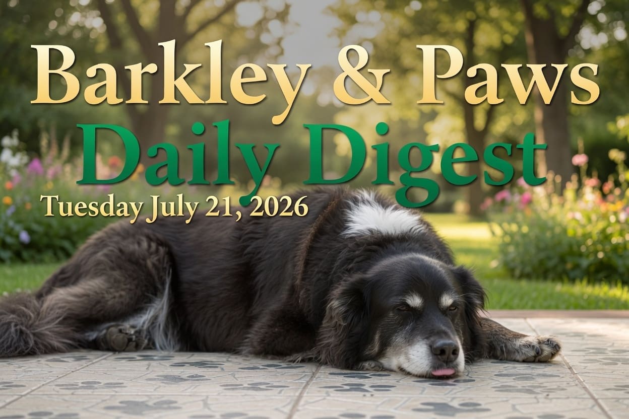 Daily Dog Digest - July 21, 2026 1 digest july 21 2026