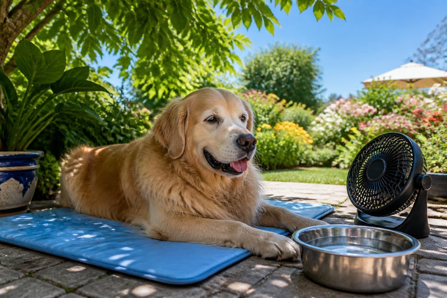 How To Keep A Senior Dog Comfortable In Extreme Summer Heat 1 dog in extreme summer heat